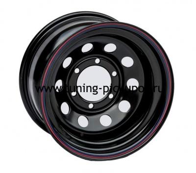 Диск стальной черный с колпаком ступичным 6×139,7 8xR16 d110 - Toyota Hilux 2011-2015 - Диски колесные - 