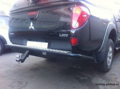 Бампер задний усиленный DDR (Россия) - Mitsubishi L200 2006-2015 - Бампер задний усиленный - 