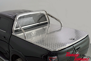 Great Wall / Защитные дуги в кузов пикапа / Дуги для Poer / Защита кузова и заднего стекла (для крышки без надписи) 75х42 мм для Poer