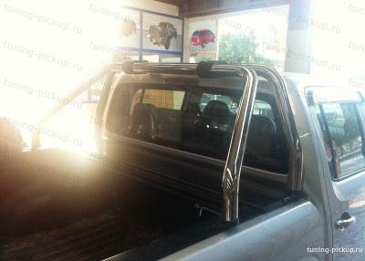 Крышка из алюминия Rollbar с дугой - Nissan NP300 - Крышка кузова - 