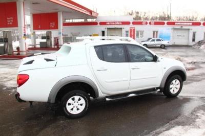 Рейлинги из алюминиевых труб Maxport White/Chrome Triton - Mitsubishi L200 2006-2015 - Рейлинги  - 