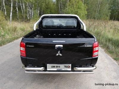 Защитная дуга в кузов 76,1 мм.  - Mitsubishi L200 2015-2024 - Защитные дуги в кузов - 