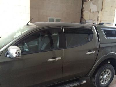 Дефлекторы боковых окон - Fiat FullBack - Дефлекторы - 