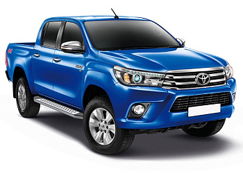 Toyota Hilux / Пороги / Пороги площадка Bmw-Style