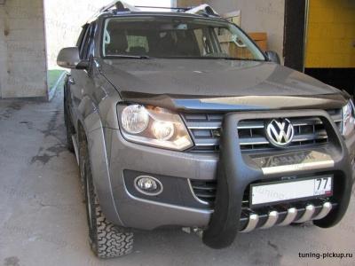 Защита переднего бампера QT002 PASIFIC  - Volkswagen Amarok - Защита переднего бампера - 