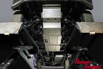 Great Wall / Защита / Комплект защит (алюминий) 4 мм (картер, передний дифференциал, КПП, раздатка, бака) для Wingle 7