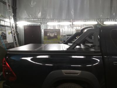 Крышка алюминиевая трехсекционная  Toyota Hilux 2015-2024