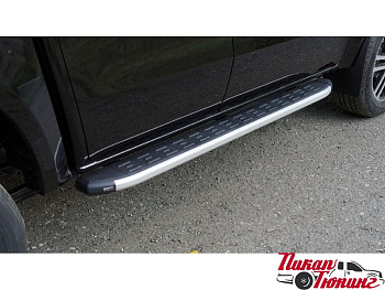 JAC / T9 / Пороги / Пороги алюминиевые с пластиковой накладкой 1920 мм JAC T9