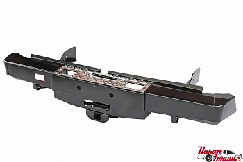 Mitsubishi / L200 2015-2024 / Бампер задний / Бампер задний с площадкой под лебёдку и квадратом под фаркоп