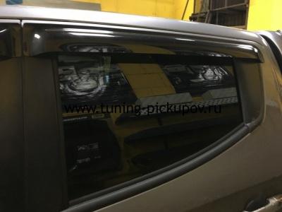 Дефлекторы окон - Mitsubishi L200 2015-2024 - Дефлекторы - 