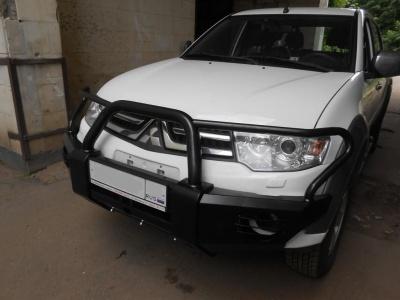Бампер передний усиленный Triton в максимальной комплектации - Mitsubishi L200 2006-2015 - Бампер передний - 