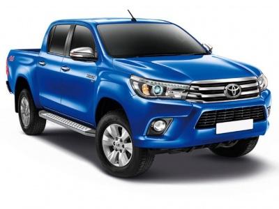 Пороги площадка Bmw-Style - Toyota Hilux 2015-2024 - Пороги - 