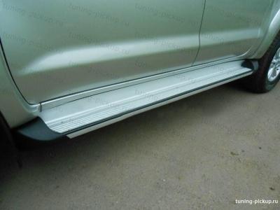 Пороги (компл 2 шт.) - Toyota Hilux 2011-2015 - Пороги - 