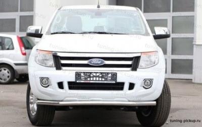 Защита переднего бампера труба d76 - Ford Ranger - Защита переднего бампера - 