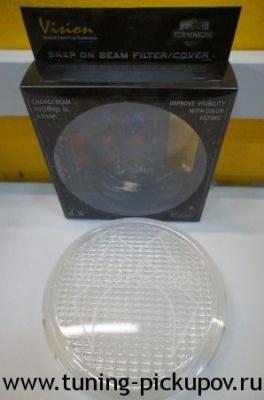Защитная прозрачная крышка (Евро свет) - Toyota Hilux 2015-2023 - Светодиодная оптика PROLIGHT - 