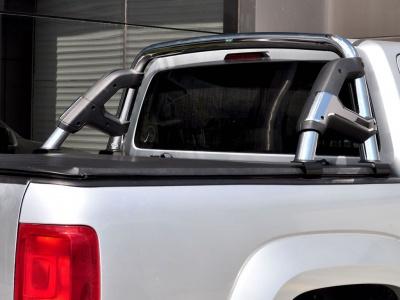 Защитная дуга в кузов 76 мм  полированная нержавеющая сталь - Volkswagen Amarok - Защитные дуги - 