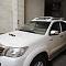 Рейлинги из алюминиевых труб Maxport White/Chrome - Toyota Hilux 2011-2015 - Багажник на крышу - 