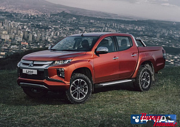 Mitsubishi / L200 2015-2024 / Пороги / Порог-площадка "Bmw-Style"