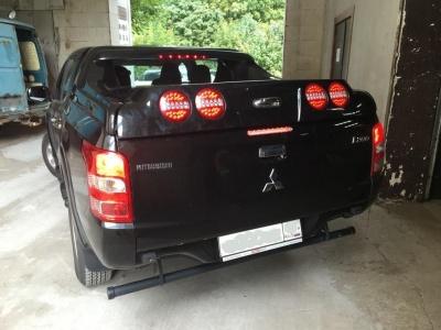 Крышка Grandbox VIP (диодная оптика) - Mitsubishi L200 2015-2024 - Крышки кузова - 