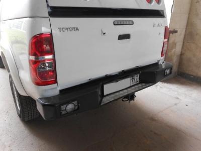 Бампер задний усиленный - Toyota Hilux 2011-2015 - Бампер задний - 
