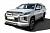 Защита переднего бампера d76+d57 двойная черная - Mitsubishi L200 2015-2024 - Защита переднего бампера