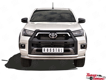 Toyota Hilux / Защита переднего бампера / Защита переднего бампера d63 секции-d63 секции