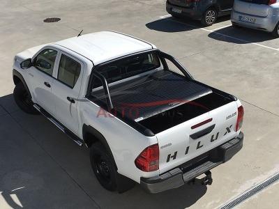 Крышка Top Roll Bar (silver / black) с дугами (silver / black) Toyota Hilux 2015-2024