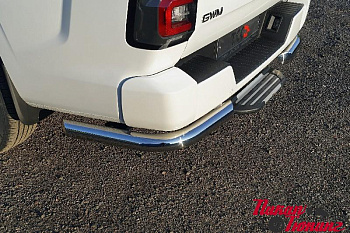 Great Wall / Защита заднего бампера / Защита заднего бампера (уголки 76 мм) для Poer King Kong