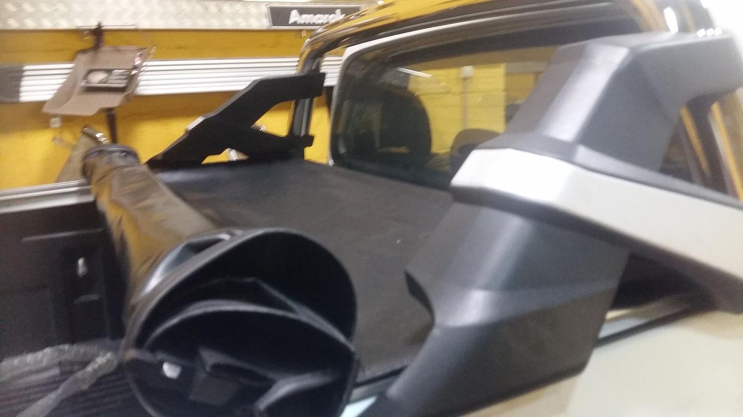 Дуга безопасности кузова пикапа, овал Ø70×85мм - Mitsubishi L200 2015-2022 - Защитные дуги в кузов - 