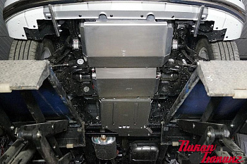 Great Wall / Защита / Комплект защит (алюминий) 4мм (картер, передний мост, кпп, рк) для GW Poer King Kong