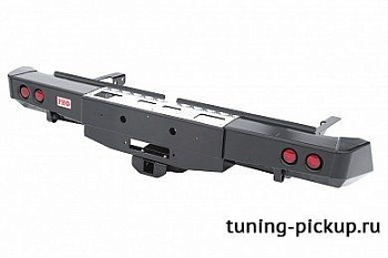 Toyota Hilux / Бампер задний / Бампер задний с площадкой под лебедку и фонарями