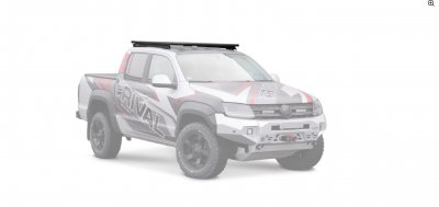 Багажник алюминиевый (платформа с креплением) 1235×1430 - Volkswagen Amarok - Багажник экспедиционный - 