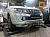 Защита переднего бампера двойная d76/60 - Mitsubishi L200 2015-2024 - Защита переднего бампера