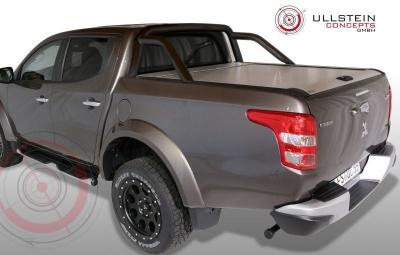 Крышка Top Roll Bar (серебристый, с черной дугой) - Mitsubishi L200 2015-2024 - Крышки кузова - 