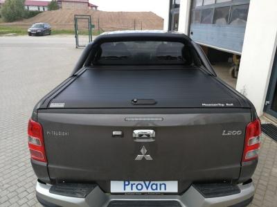 Крышка Top Roll Bar (черный, с черной дугой)  - Mitsubishi L200 2015-2024 - Крышки кузова - 