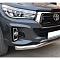 Защита переднего бампера (одинарная) d76 для ONYX и EXCLUSIVE  - Toyota Hilux 2015-2022 - Защита переднего бампера  - 