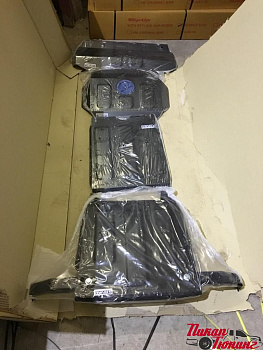 Toyota Hilux / Защита ДВС, РК, КПП, Т.Б. / Защита ДВС, КПП и РК (2.4 TD, 2.8 TD) (Сталь)