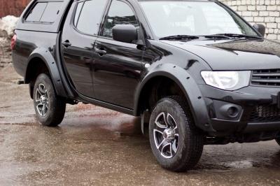 Расширители колесных арок Triton LONG (длинный кузов) - Mitsubishi L200 2006-2015 - Расширители колесных арок - 