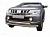 Защита переднего бампера d76/75х42 (овал) - Mitsubishi L200 2015-2024 - Защита переднего бампера