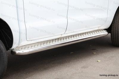 Пороги с листом d60  - Ford Ranger - Пороги - 