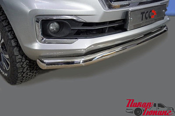 Dongfeng / Защиты переднего бампера / Защита передняя нижняя 76,1 мм DongFeng DF6