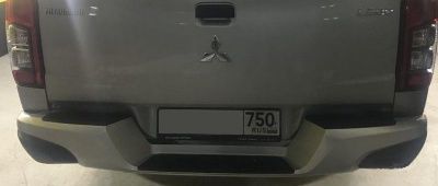 Бампер задний (копия оригинала) - Mitsubishi L200 2015-2023 - Бампер задний - 