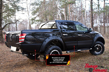 Mitsubishi / L200 2015-2024 / Молдинги на двери / Молдинги на двери и задние крылья