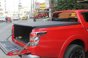 Mitsubishi / L200 2015-2024 / Тент усиленный / Тент трехсекционный, виниловый