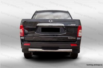 Защита задняя ступень d76 - Ssang Yong - Защита заднего бампера - 