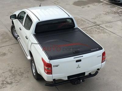 Крышка Top Roll (black / silver) - Mitsubishi L200 2015-2024 - Крышки кузова - 