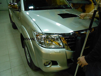 Mitsubishi / L200 2015-2024 / Оклейка пленкой, тонировка / Оклейка бортов грузового отсека