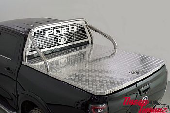 Great Wall / Защитные дуги в кузов пикапа / Дуги для Poer / Защита кузова и заднего стекла (для крышки) 75х42 мм для Poer