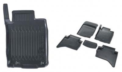 Ковры резиновые черные - Mitsubishi L200 2015-2024 - Коврики - 