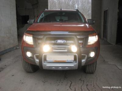 Защита переднего бампера QT003 ATLANTIC  - Ford Ranger - Защита переднего бампера - 
